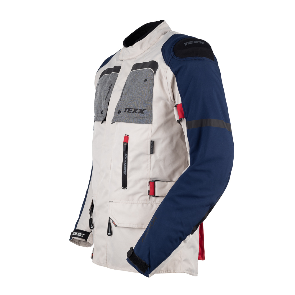 Jaqueta Texx Armor Masc Branc Azul Verm Cinz Xxxxxl 5xl - Imagem 3