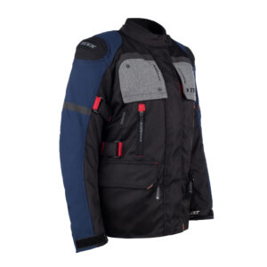Jaqueta Texx Armor Ld Fem Pret Azul Verm Cinz  L