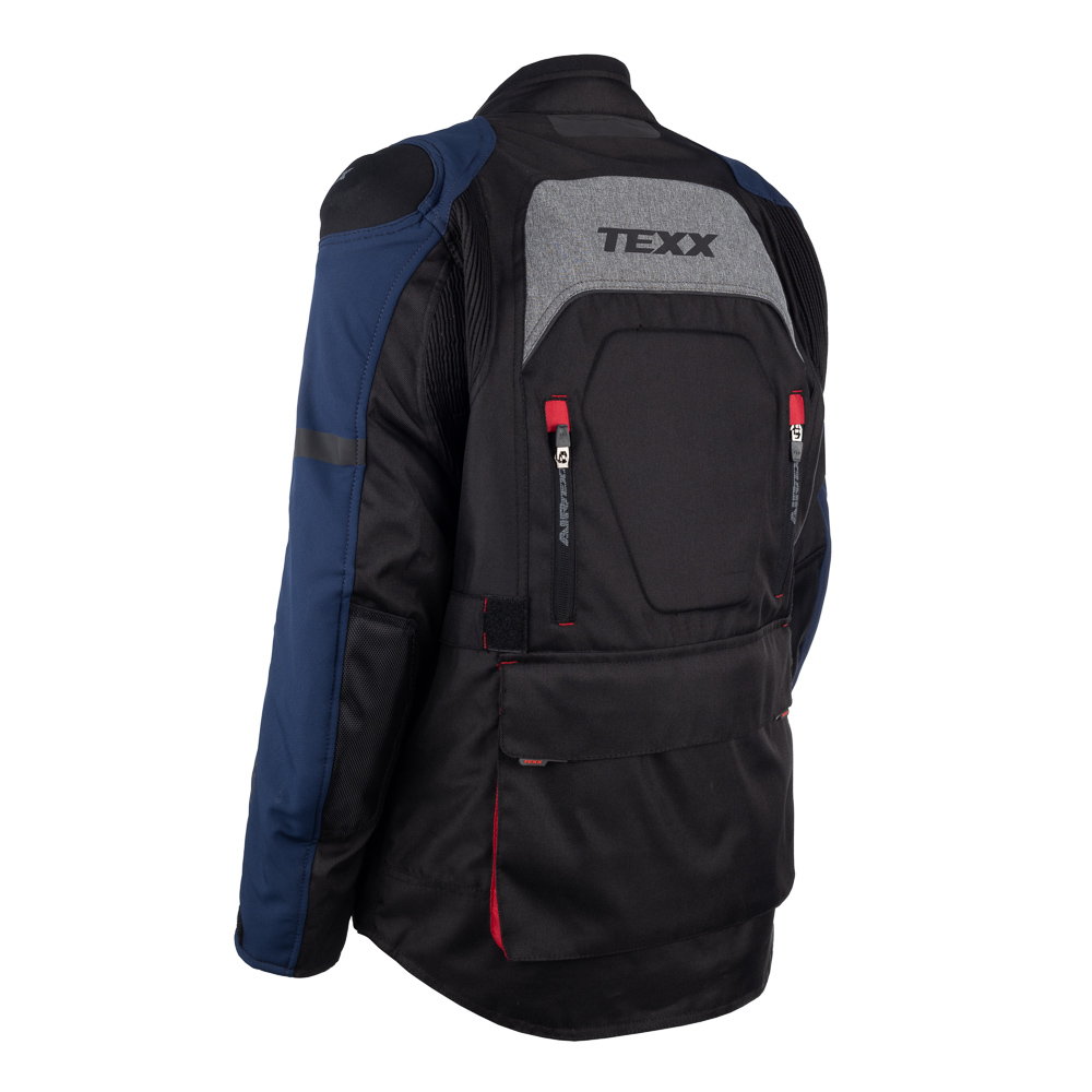 Jaqueta Texx Armor Ld Fem Pret Azul Verm Cinz Xl - Imagem 2