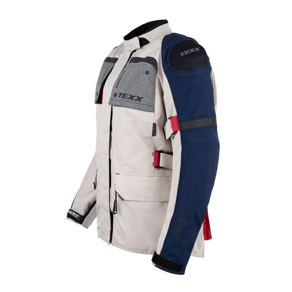 Jaqueta Texx Armor Ld Fem Branc Azul Verm Cinz Xl - Imagem 3