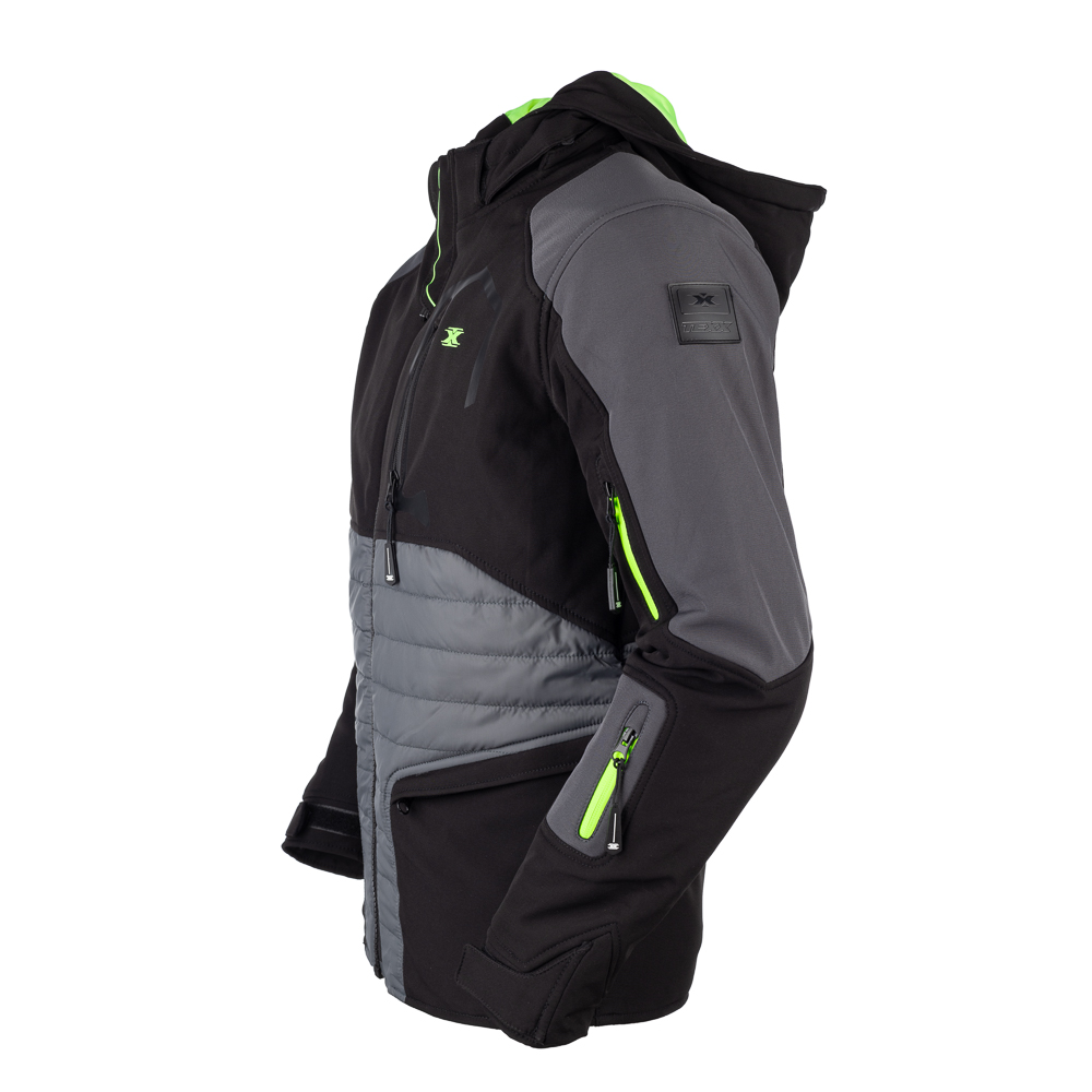 Jaqueta Texx Miami Cinz Pret Verd Xxxl 3xl - Imagem 3