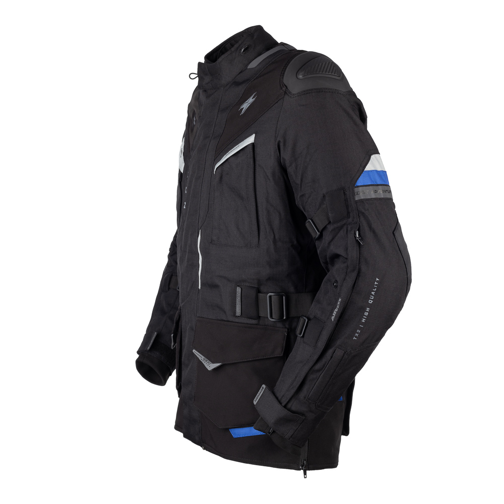Jaqueta Texx Nomade Masc Pret Azul Verm Xxl 2xl - Imagem 3