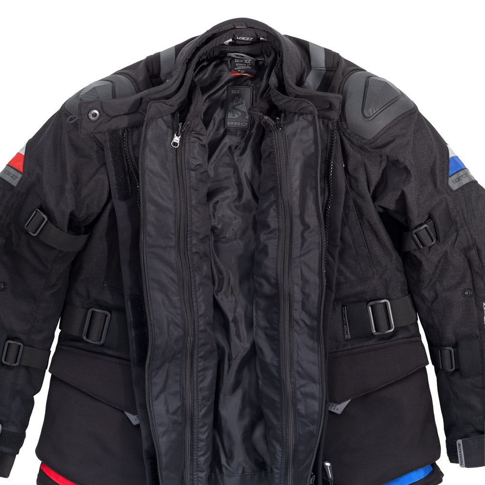 Jaqueta Texx Nomade Ld Fem Pret Azul Verm Xl - Imagem 6