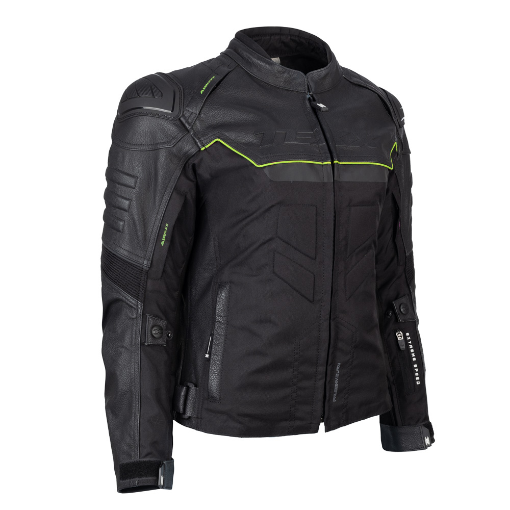 Jaqueta Texx Falcon V2 Fem Ld Pret Verd Xl