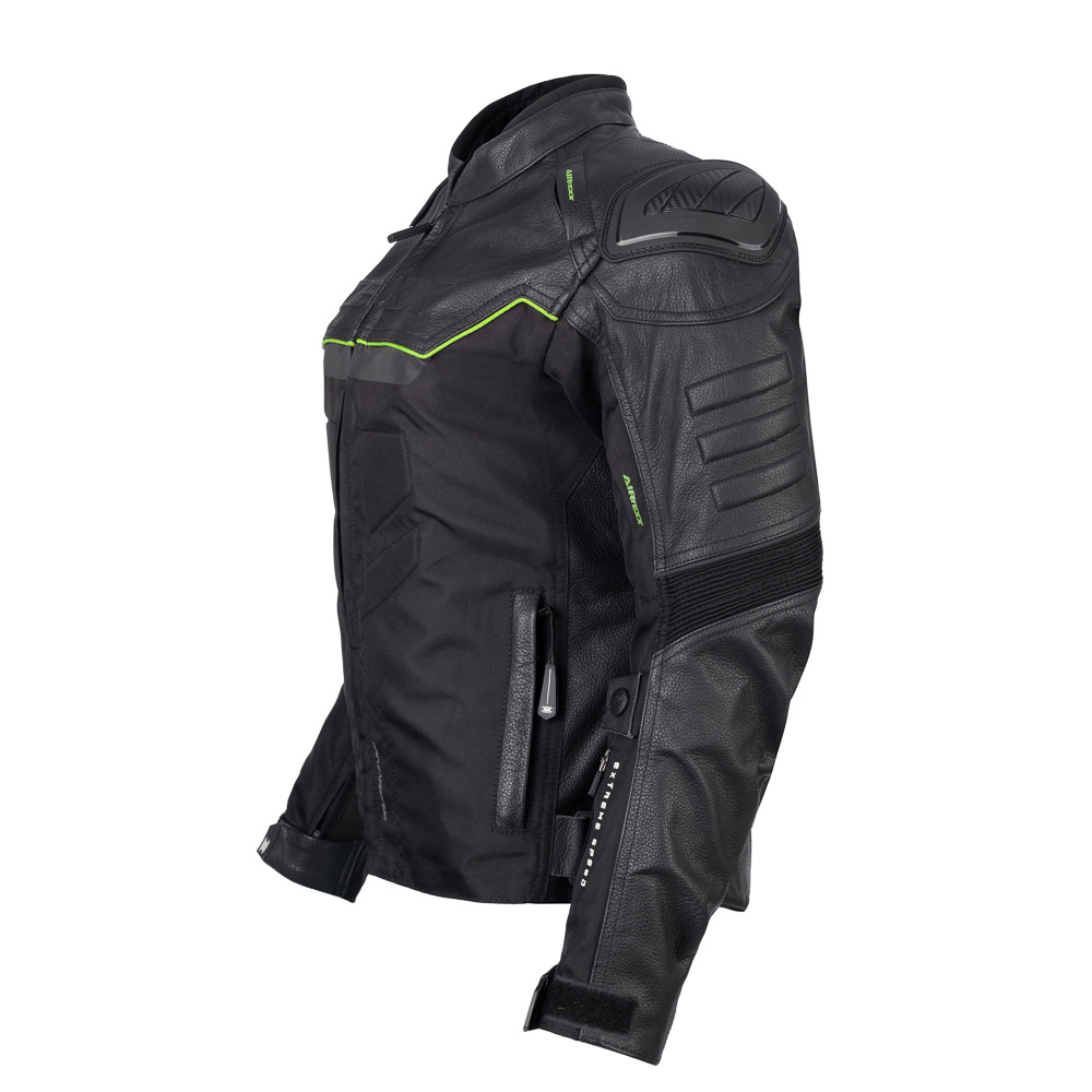 Jaqueta Texx Falcon V2 Fem Ld Pret Verd Xl - Imagem 3